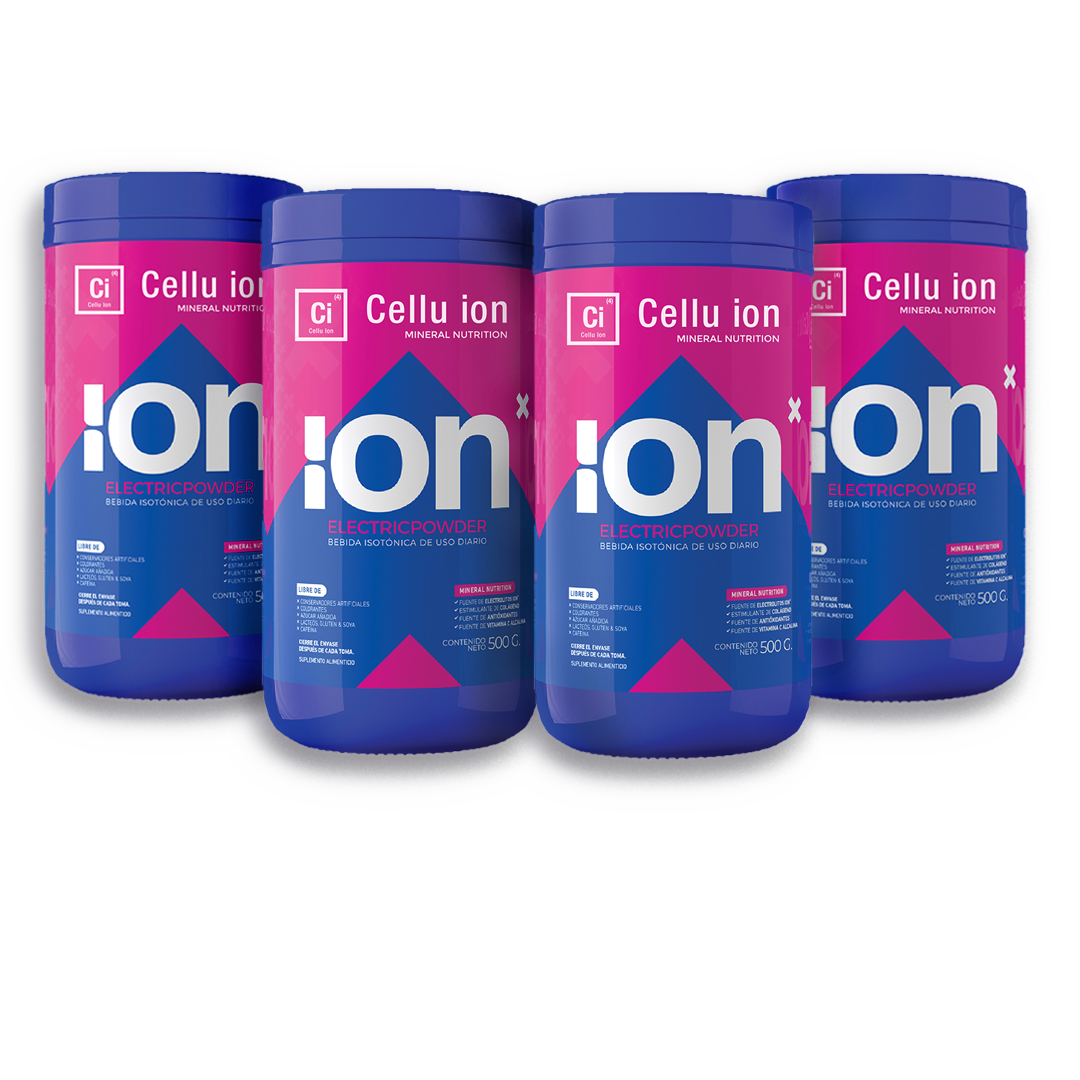 ION X Cellu ion Everyday Pack 500 g Limón 4 Unidades