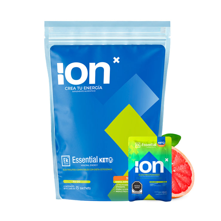 ION X Essential Keto To Go Bolsa 150 g Toronja