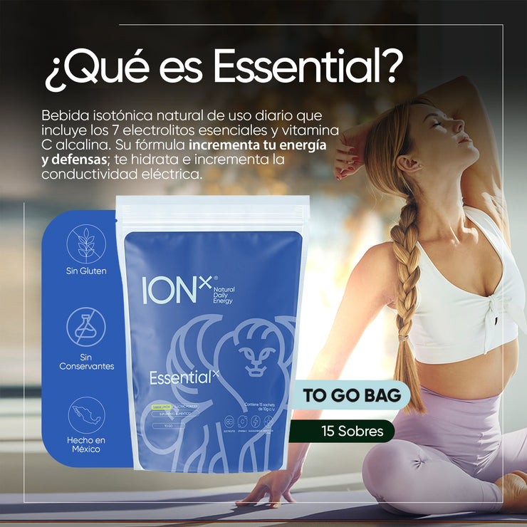 ION X Essential To Go Bolsa 150 g Limón