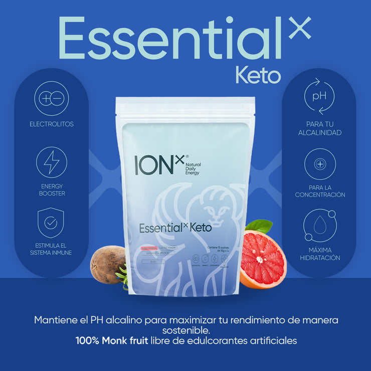 ION X Essential Keto To Go Bolsa 150 g Toronja