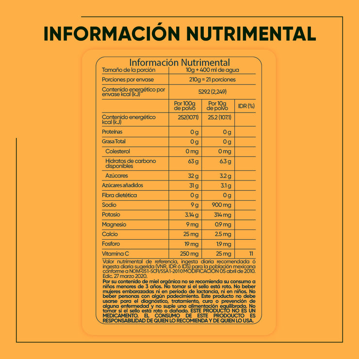 ION X Recover Easy Pack 210 g Limón