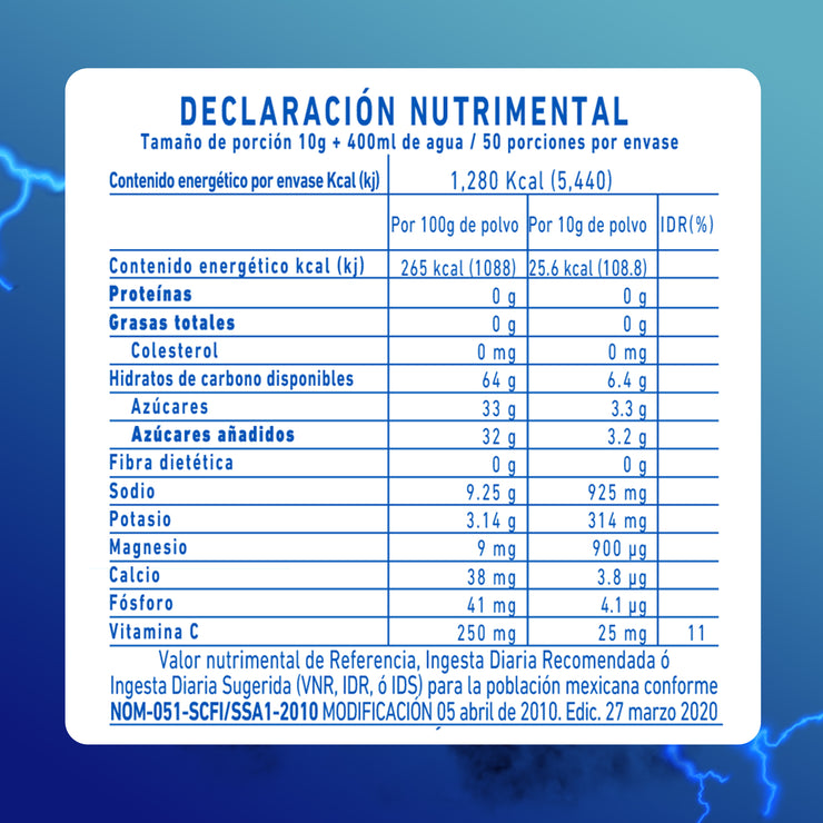 Essential, 7 Electrolitos Esenciales en Polvo + Vitamina C | Endulzado Miel De Abeja Orgánica Ni Edulcorantes Artificiales Sin Cafeína - Sabor Limón | 50 Porciones 500g | Importante: Una Vez Abierto Refrigerar y Cerrar Bien!